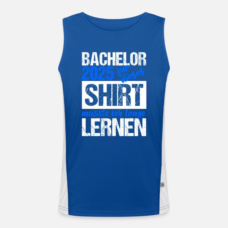 Bachelor 2025 Learned Enough Gift Student Uni Men's Functional Contrast Tank Top 