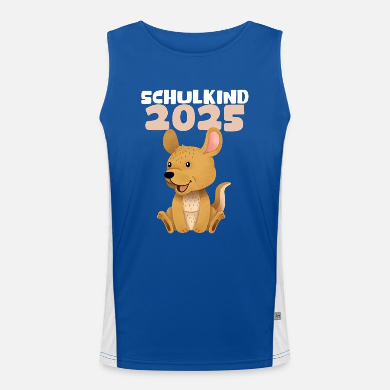 Schulkind 2025 Junge Mädchen Einschulung 2025 Deko Funktionelles Kontrast-Tank Top für Männer 