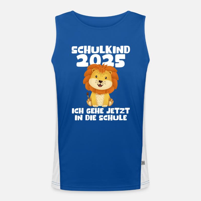 Schulkind 2025 Junge Mädchen Einschulung 2025 Deko Funktionelles Kontrast-Tank Top für Männer 