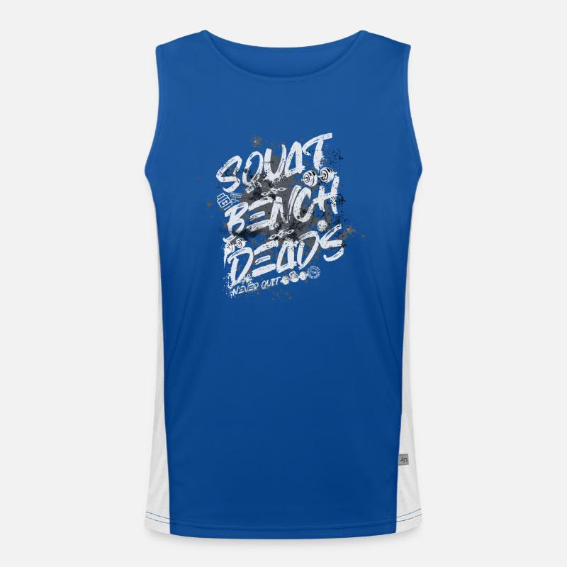 Squat Bench Deads Funktionelles Kontrast-Tank Top für Männer 