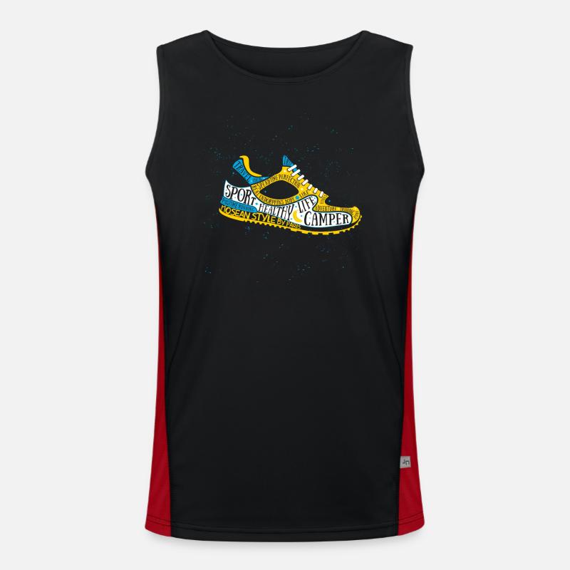 Run sneaker MBP Funktionelles Kontrast-Tank Top für Männer 