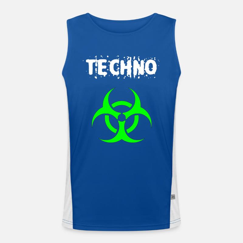 Techno Men's Functional Contrast Tank Top 