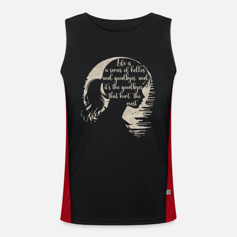 Phrase triste Débardeur respirant contrasté Homme 