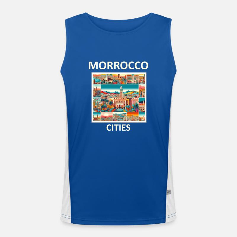 MORROCCO CITIES Débardeur respirant contrasté Homme 