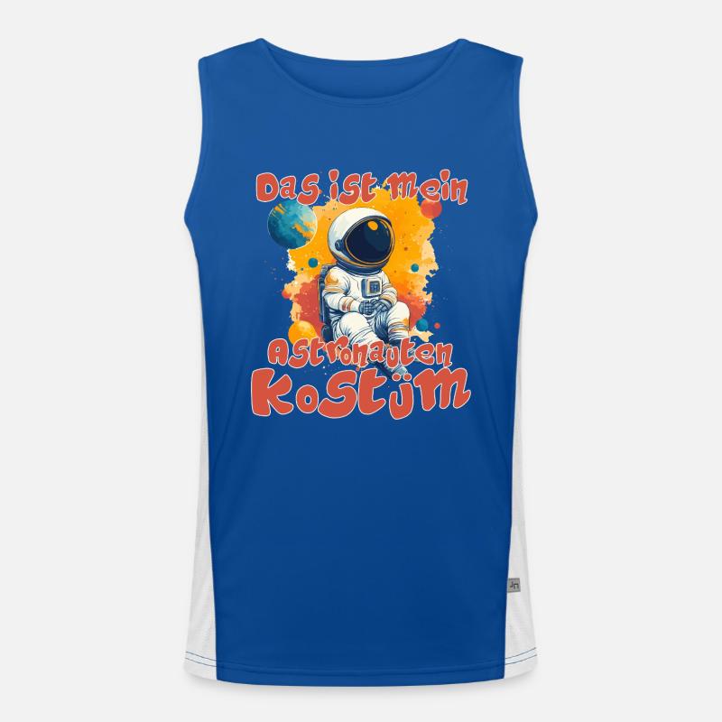 Drôle d’astronaute, c’est mon astronaute Débardeur respirant contrasté Homme 