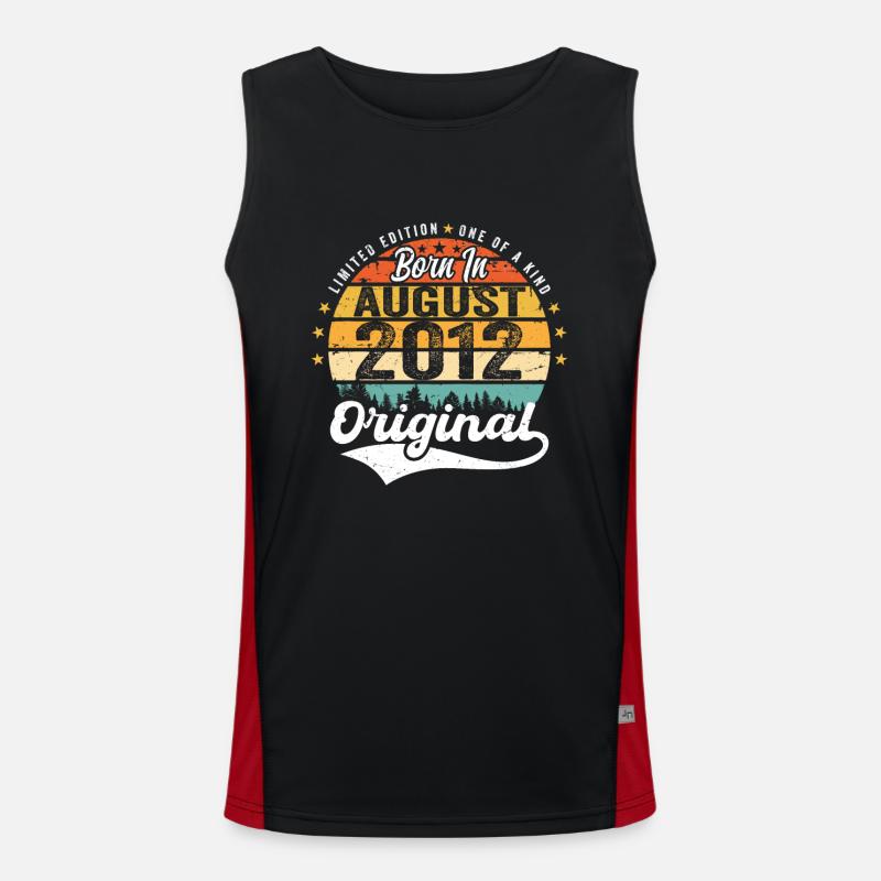 August 2012 Geburtstag Geschenkideen 2012 August Funktionelles Kontrast-Tank Top für Männer 