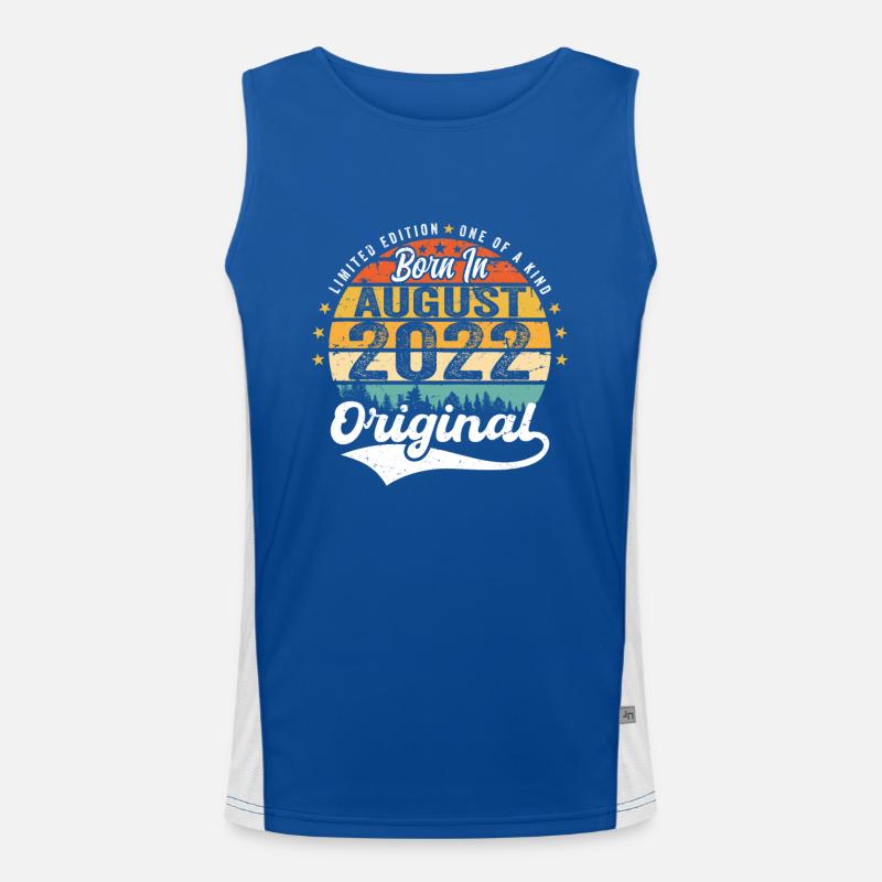 August 2022 Geburtstag Geschenkideen 2022 August Funktionelles Kontrast-Tank Top für Männer 