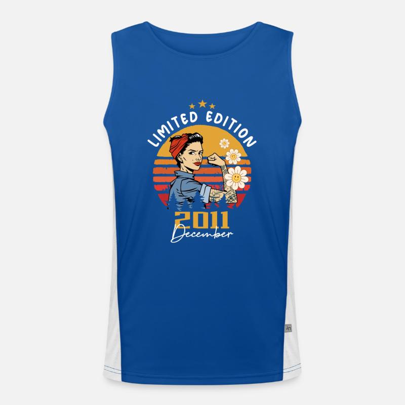 December 2011 Birthday Present December 2011 Men's Functional Contrast Tank Top 