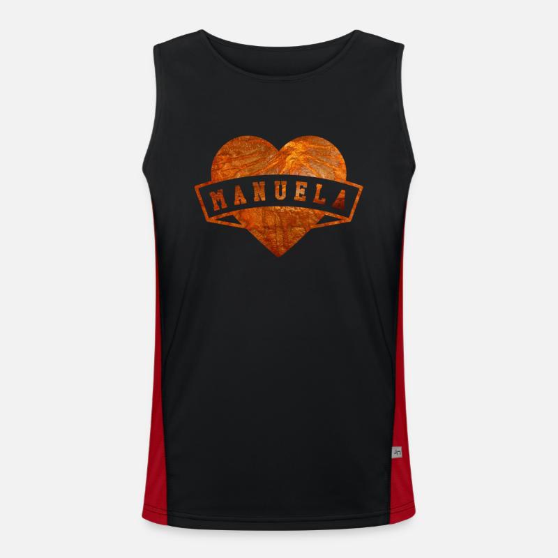 First name Manuela Men's Functional Contrast Tank Top 