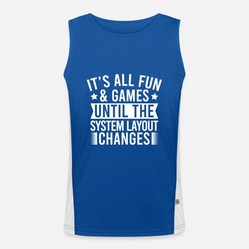 Modifications de la disposition du système de costumes d’agent d’assurance Débardeur respirant contrasté Homme 