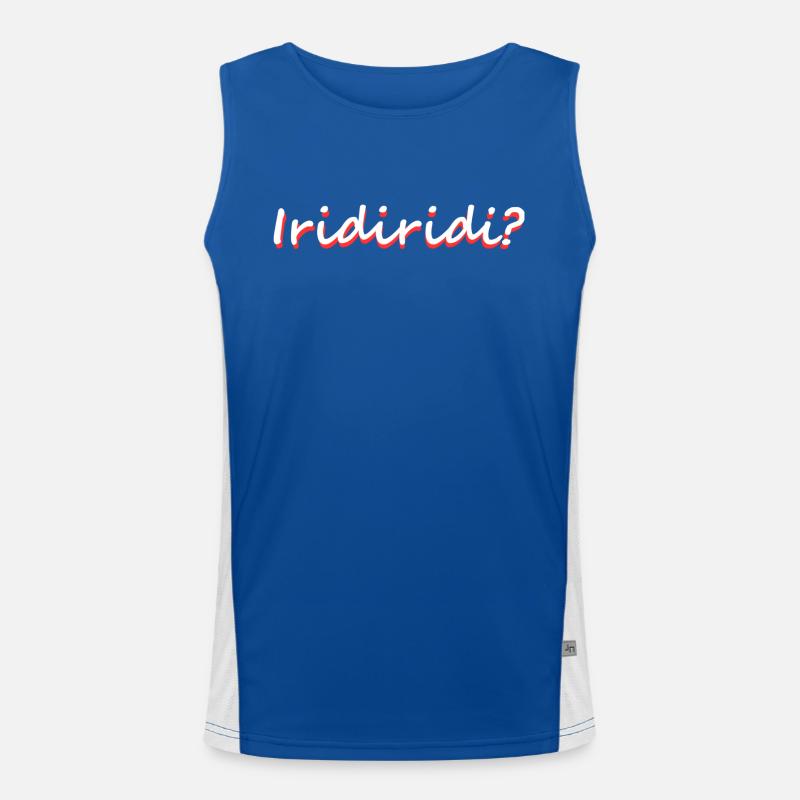 Iridiridi Bayrischer Dialekt Spruch lustig Funktionelles Kontrast-Tank Top für Männer 