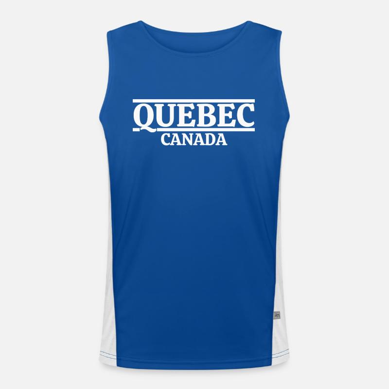 québec canada Débardeur respirant contrasté Homme 