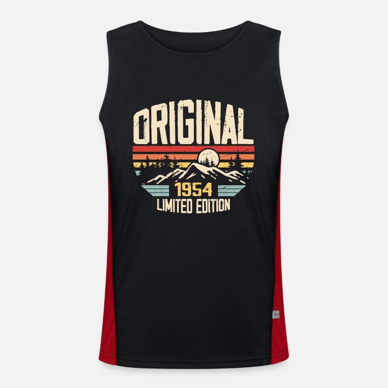 Nostalgisches 1954 Geburtstagsgeschenk 1954 Funktionelles Kontrast-Tank Top für Männer 