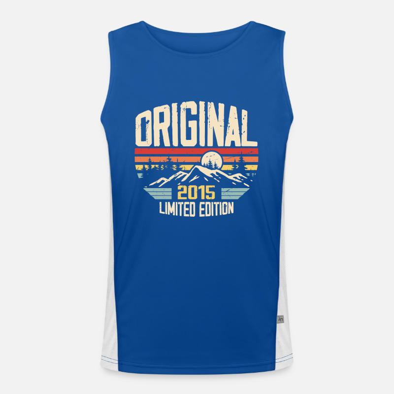 Nostalgic 2015 Birthday Gift 2015 Men's Functional Contrast Tank Top 