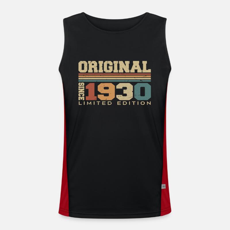 Original 1930 Rétro Cadeau 94 e Anniversaire 1930 Débardeur respirant contrasté Homme 