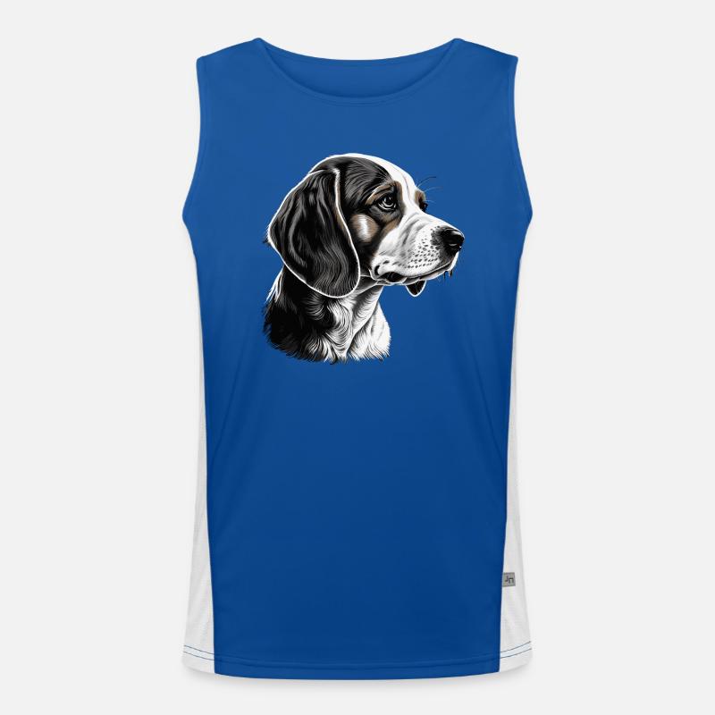 Beagle Men's Functional Contrast Tank Top 
