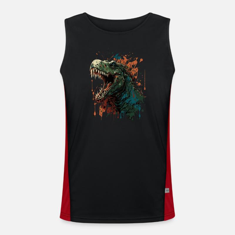 T-Rex Men's Functional Contrast Tank Top 