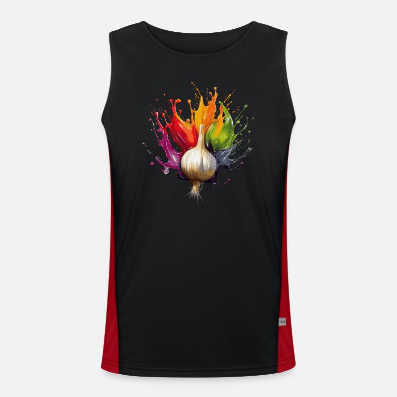 Garlic Men's Functional Contrast Tank Top 