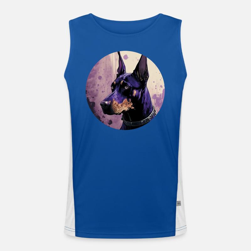 Cool Doberman Débardeur respirant contrasté Homme 