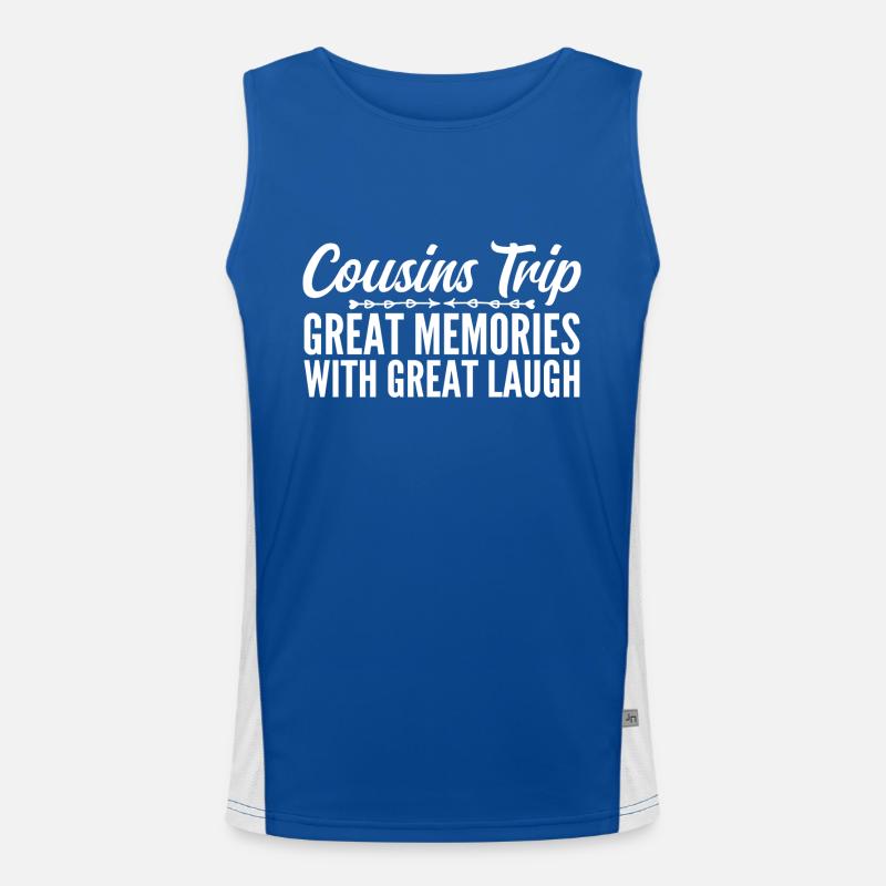 Cousin Trip 2025 Men's Functional Contrast Tank Top 