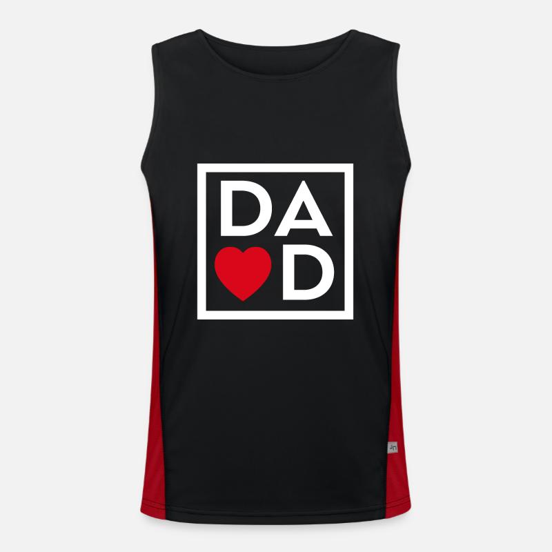 Dad Men's Functional Contrast Tank Top 