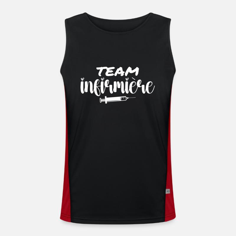 Nurse Team Men's Functional Contrast Tank Top 