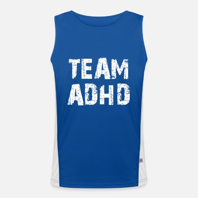 ADHD Men's Functional Contrast Tank Top 