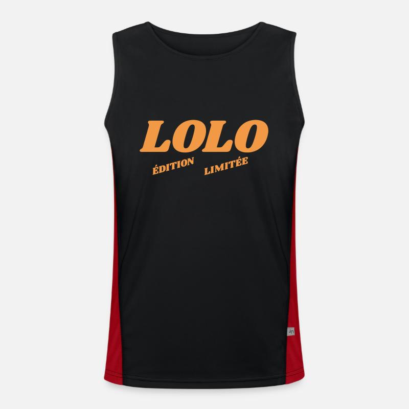 Lolo - édition limitée Débardeur respirant contrasté Homme 