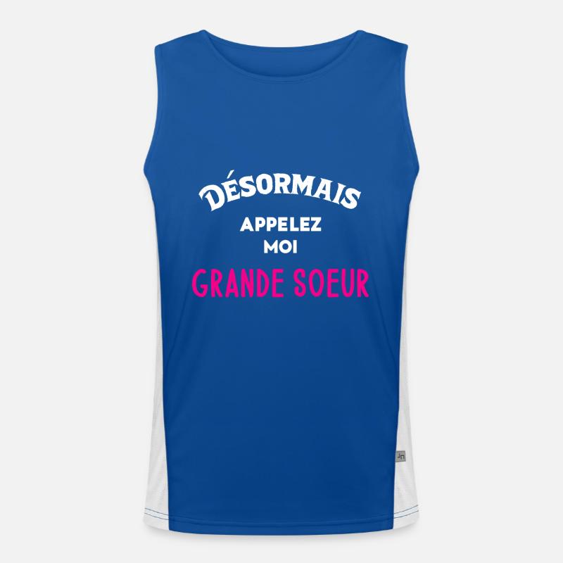 Idée D'Annonce De Grossesse Débardeur respirant contrasté Homme 