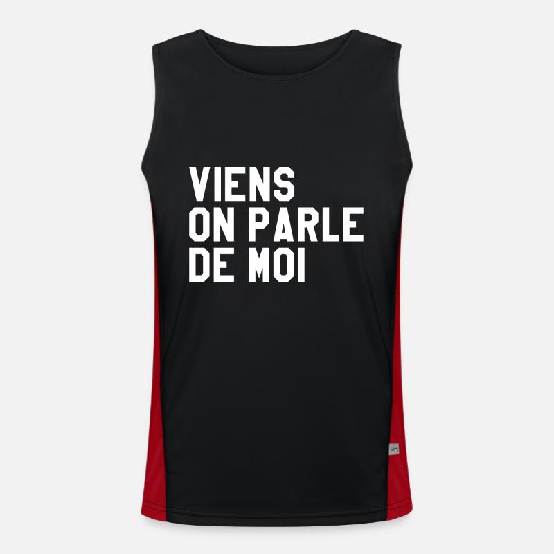 Viens On Parle De Moi Débardeur respirant contrasté Homme 