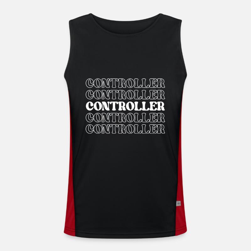 Controller Buchhalter Wirtschaftsprüfer Chief Financial Funktionelles Kontrast-Tank Top für Männer 