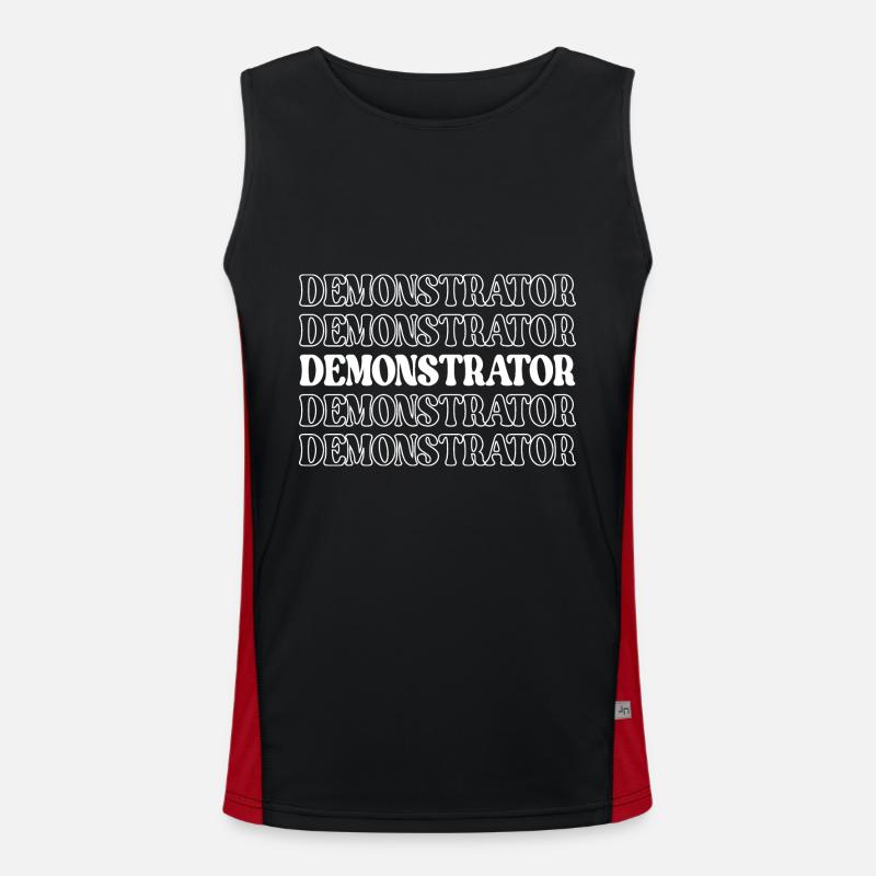 Demonstrator Presenter Teacher Educator Lecturer Men's Functional Contrast Tank Top 