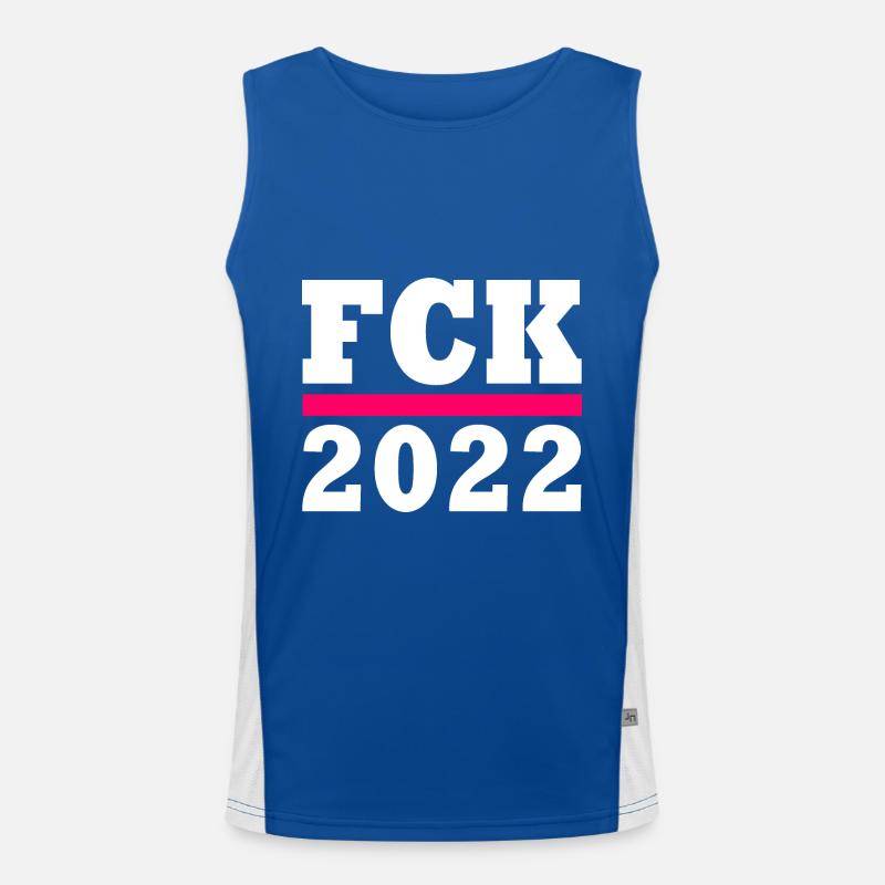 Fck 2022 Funktionelles Kontrast-Tank Top für Männer 