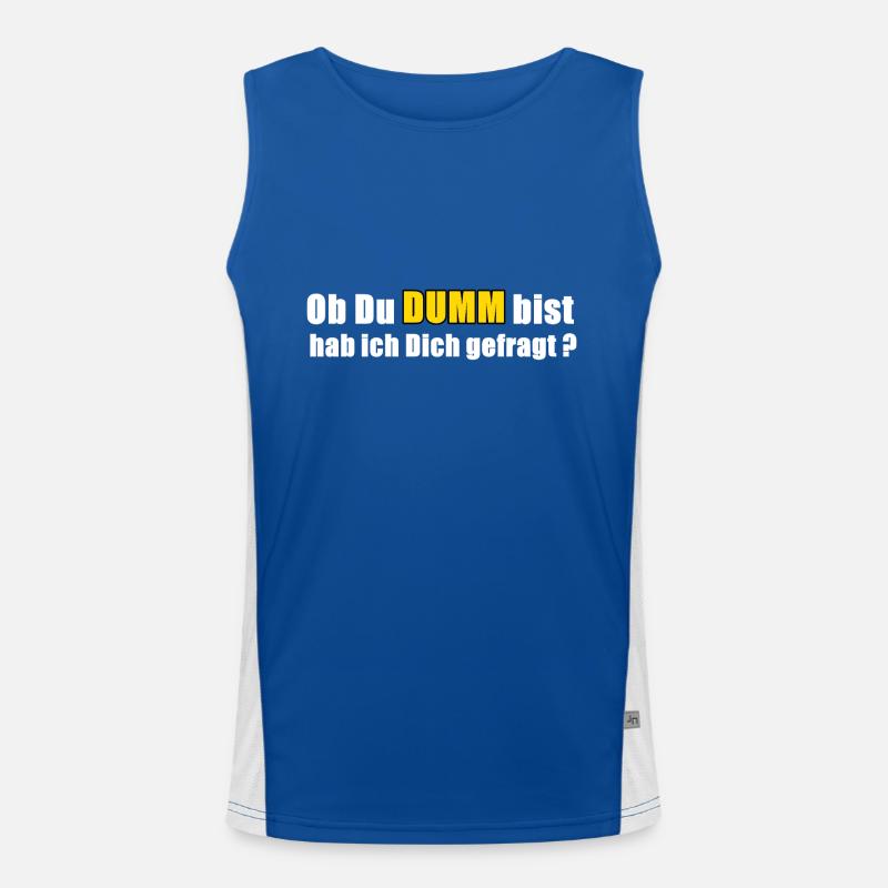 Dumm Funktionelles Kontrast-Tank Top für Männer 