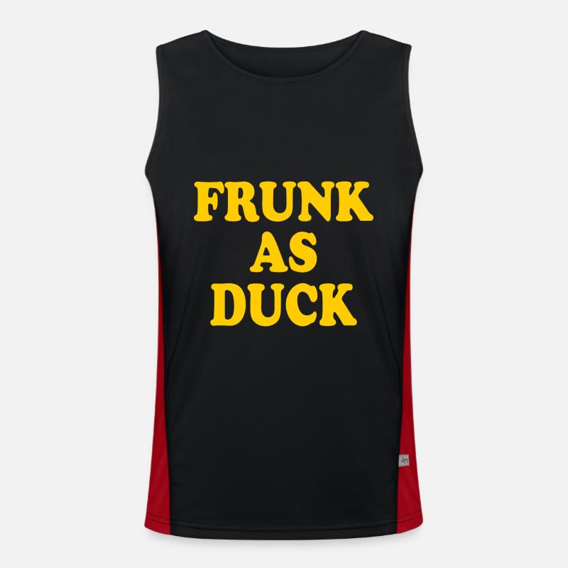 Frunk as duck Funktionelles Kontrast-Tank Top für Männer 