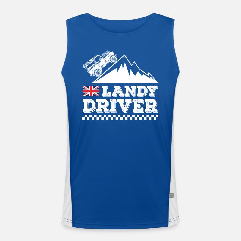 Landy Driver Men's Functional Contrast Tank Top 