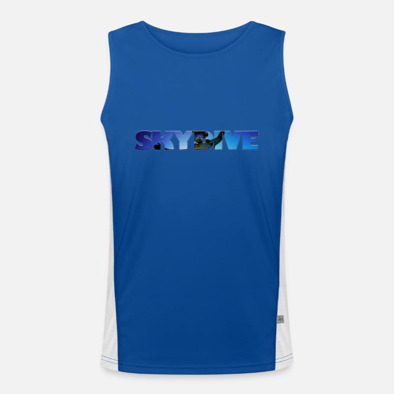 SKYDIVE Funktionelles Kontrast-Tank Top für Männer 