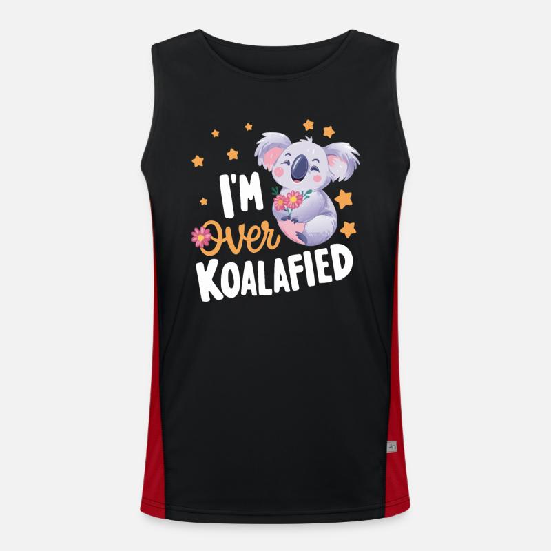 Koala Koala Koala Ours Koala Animal Débardeur respirant contrasté Homme 
