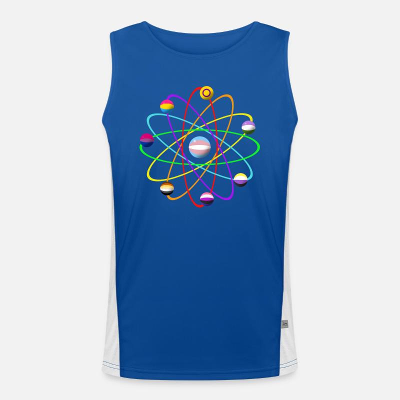 LGTBIQ+ atom Men's Functional Contrast Tank Top 