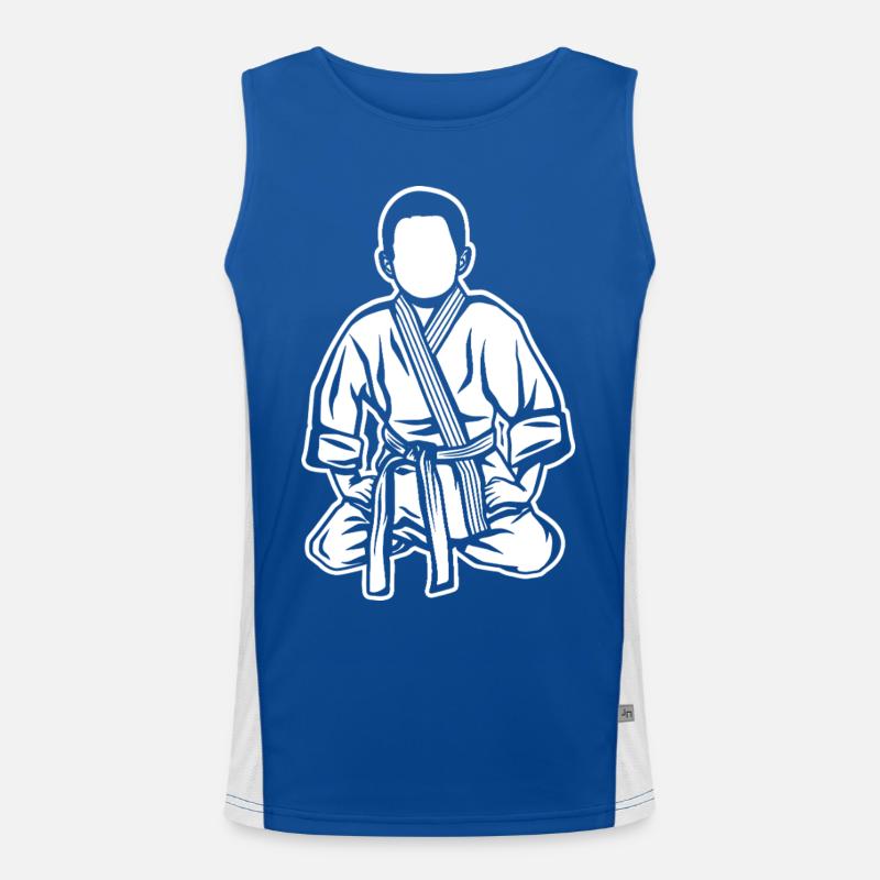 Judo Junge Funktionelles Kontrast-Tank Top für Männer 