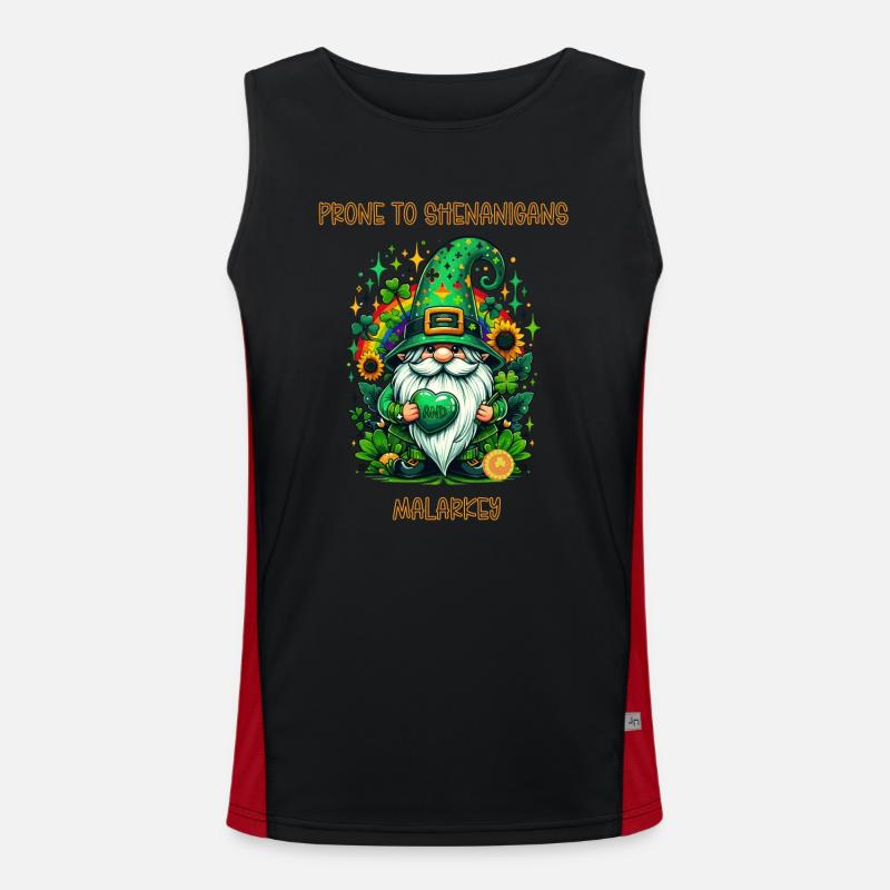 Prone To Shenanigans And Malarkey Men's Functional Contrast Tank Top 