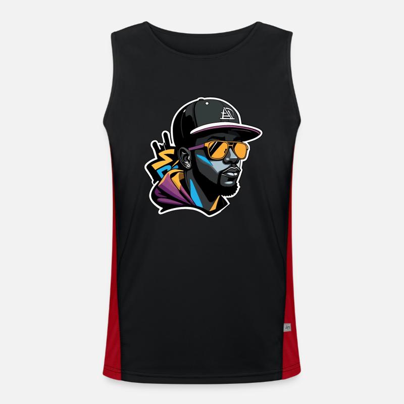 Urban Guy Men's Functional Contrast Tank Top 
