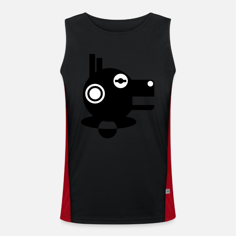 Aliencow Men's Functional Contrast Tank Top 