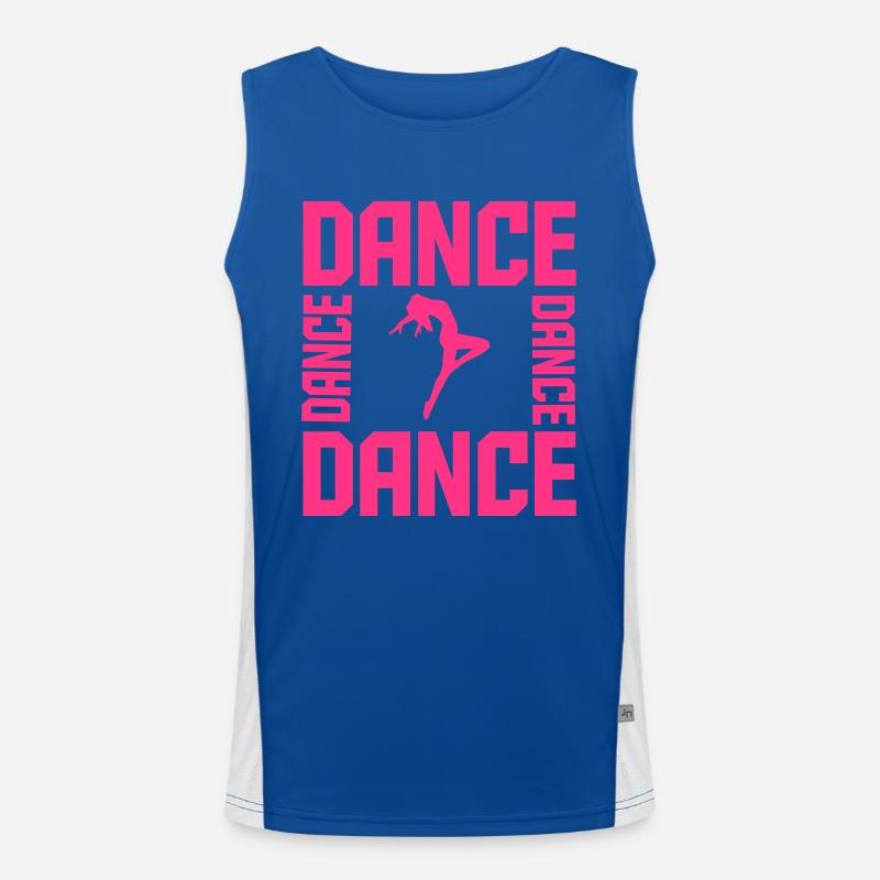 Dance Funktionelles Kontrast-Tank Top für Männer 