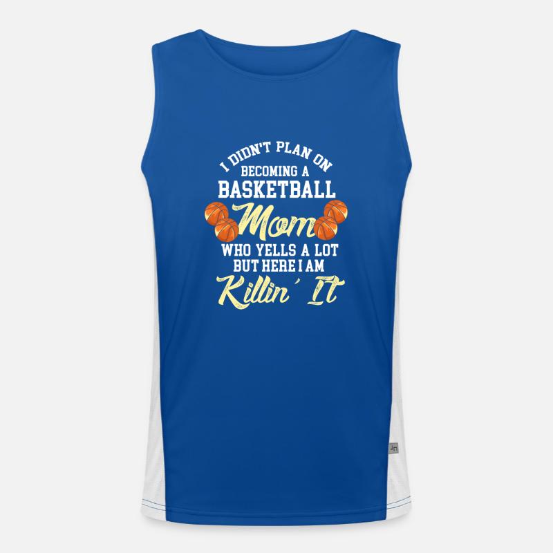 Basketball Mom Men's Functional Contrast Tank Top 
