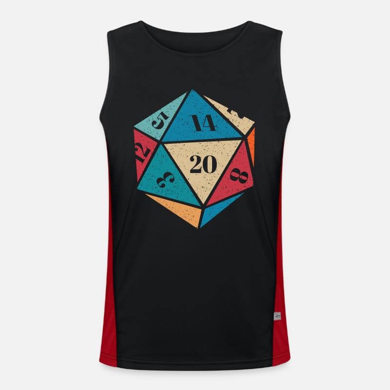 RPG-RPG-Tabletop-Rollenspiele Gamer-Rollenspiel Funktionelles Kontrast-Tank Top für Männer 