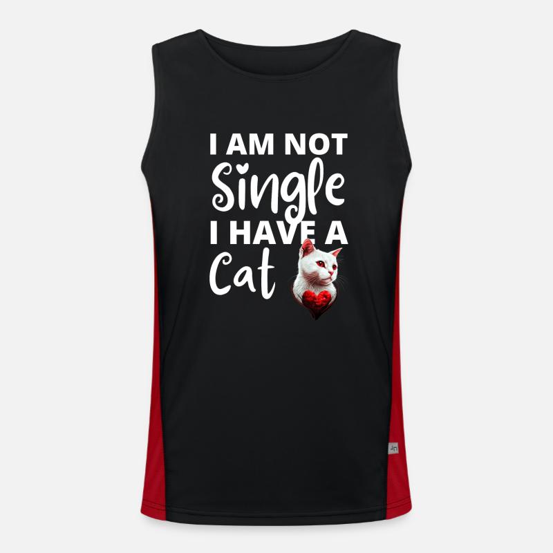 I have a cat Men's Functional Contrast Tank Top 