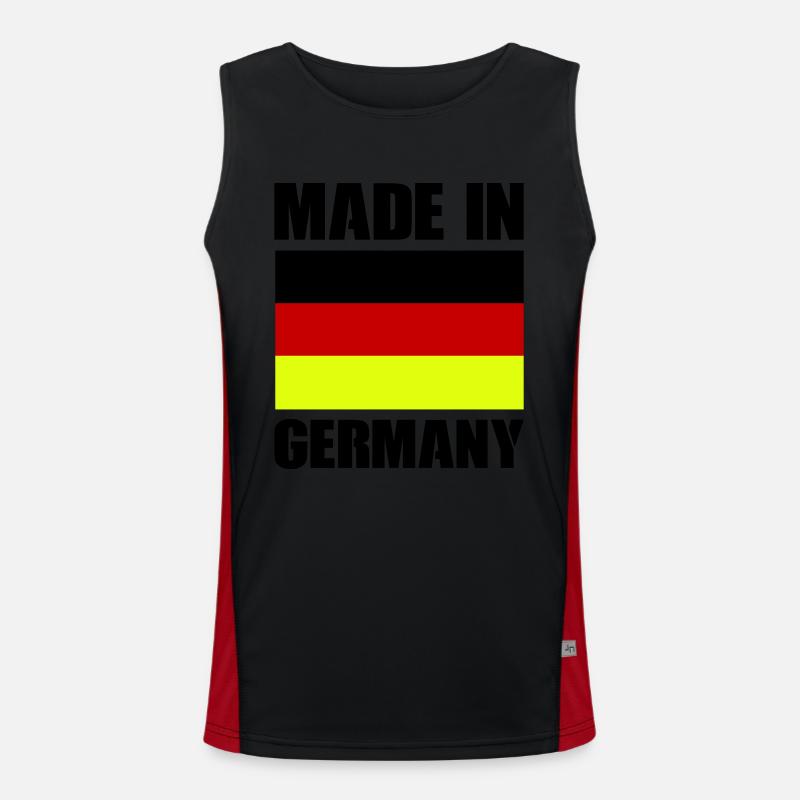 Made in Germany Men's Functional Contrast Tank Top 