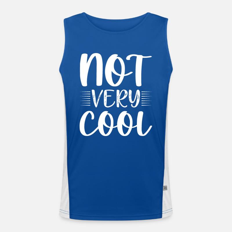 Nicht cool uncool Funktionelles Kontrast-Tank Top für Männer 