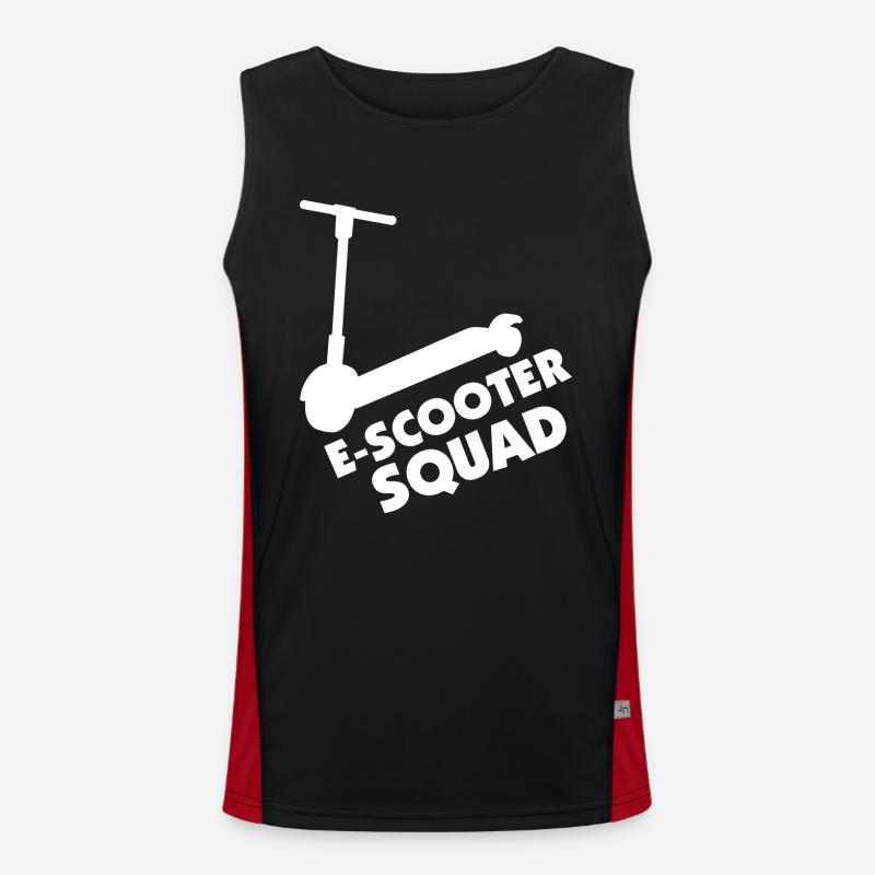 E-Scooter Roller Scooter Funktionelles Kontrast-Tank Top für Männer 